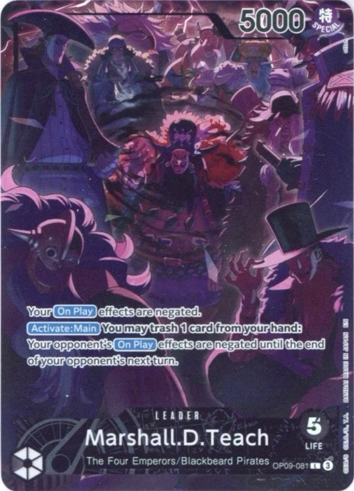Marshall.D.Teach [2nd Anniversary] OP09-081, from Emperors in the New World