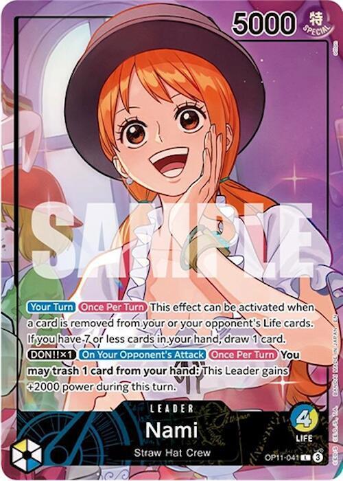 Nami [Whole Cake Island Arc] OP11-041, from Promo