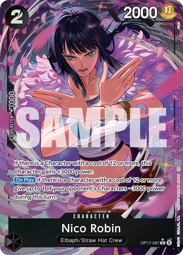 Nico Robin [Alternate Art] OP17-087, from World's Strongest Warriors