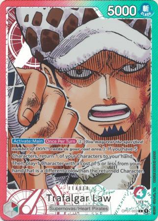 Trafalgar Law [Alternate Art] OP01-002, from Romance Dawn