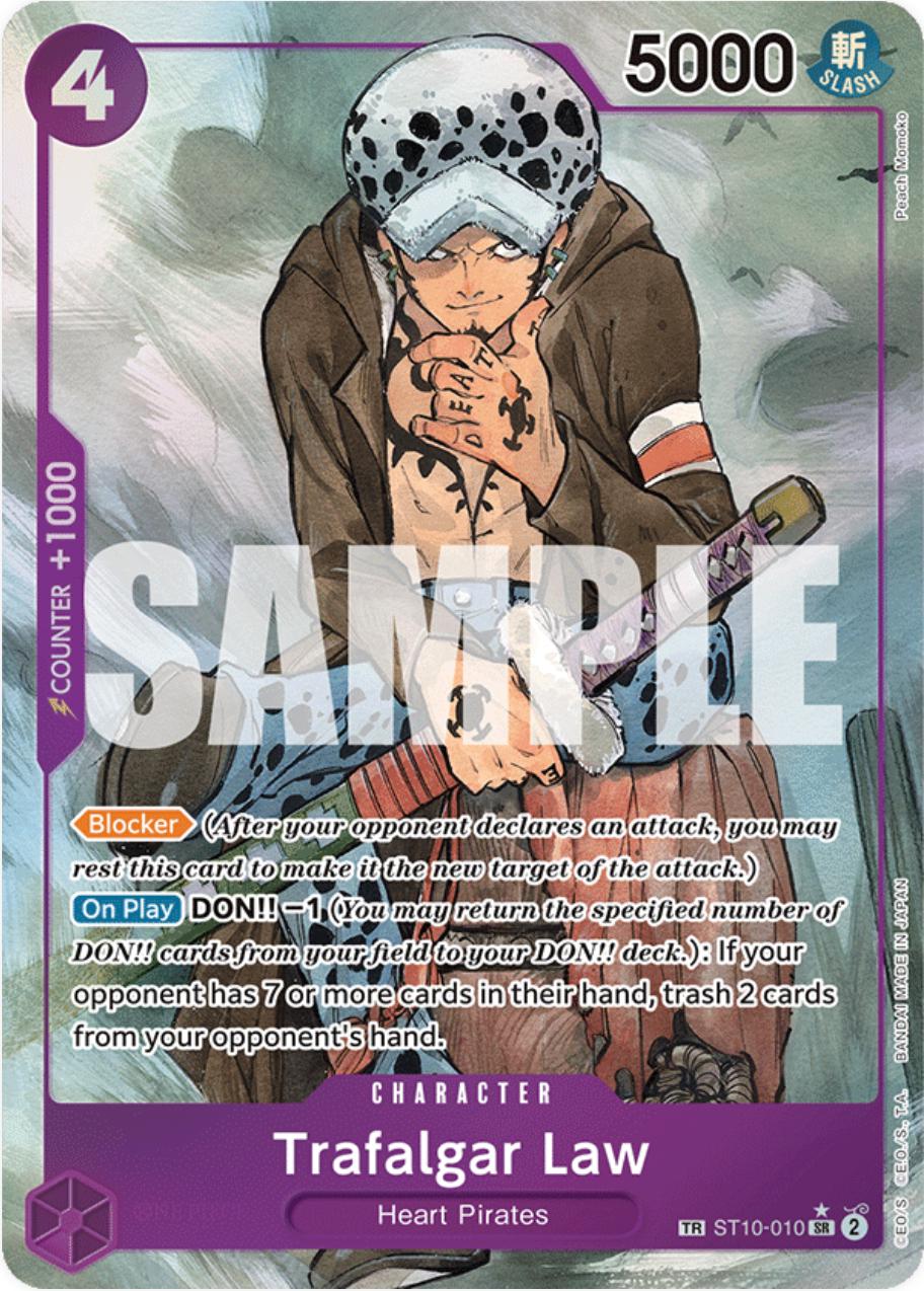 Trafalgar Law [Treasure Rare] ST10-010, from Ultra Deck: The Three Captains