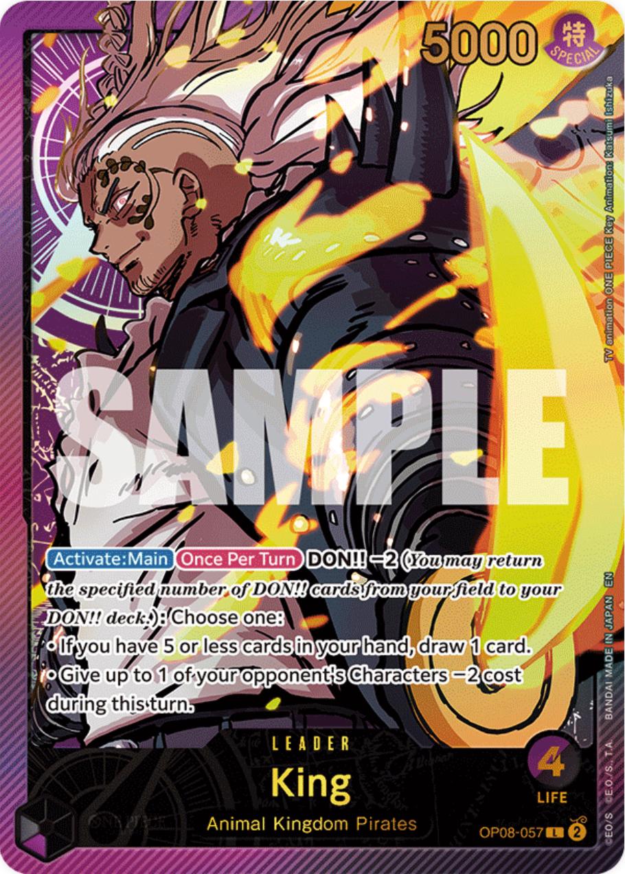 King OP08-057, from Extra Booster Anime 25th Collection